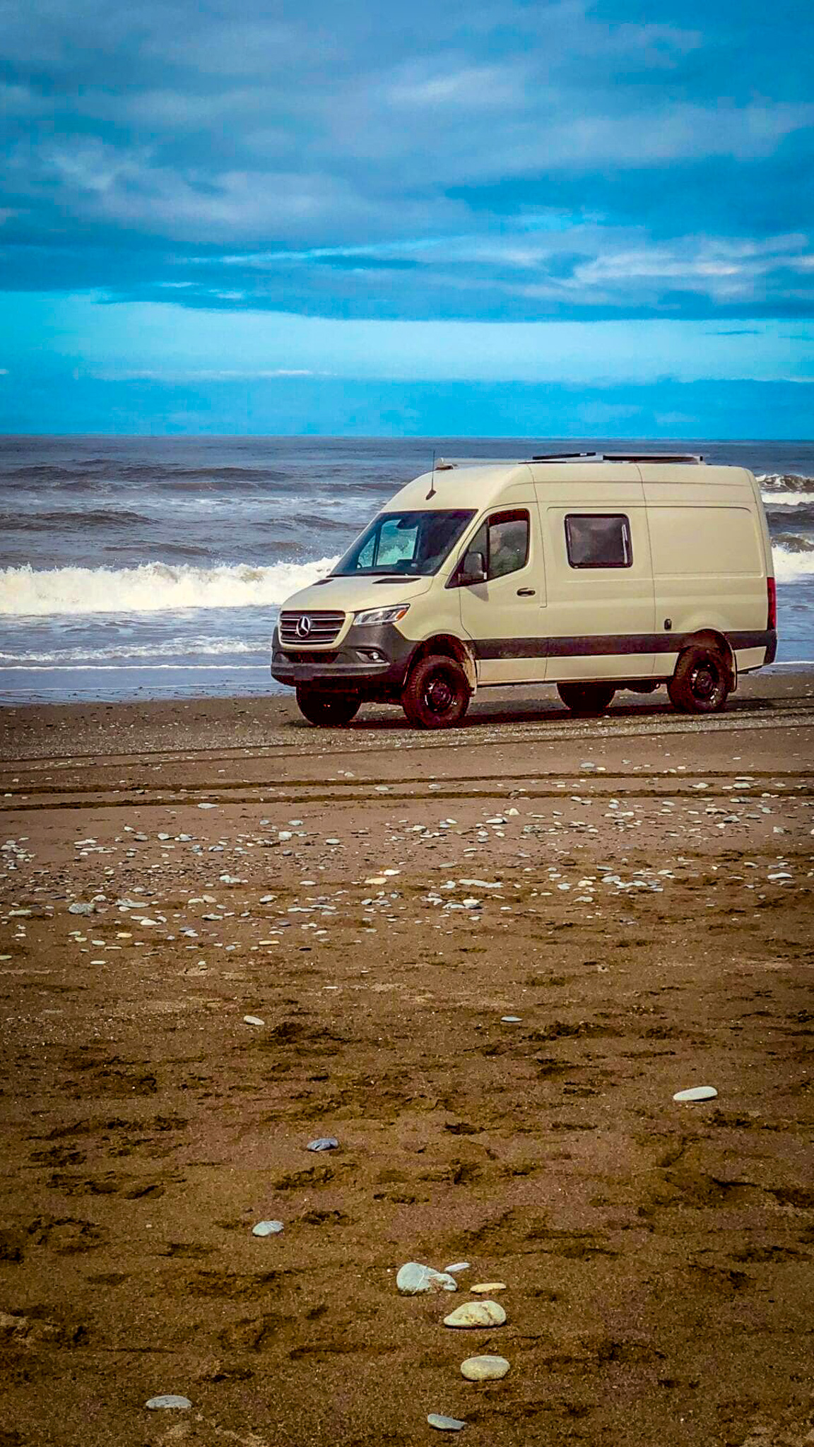 Conversion Van on Beach