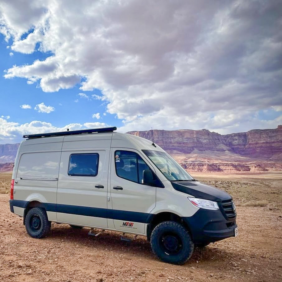 Conversion Van on Beach